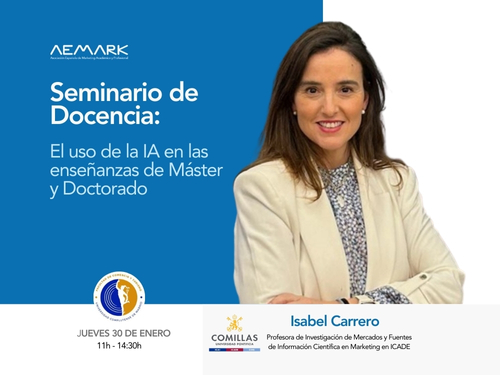 Seminario de Docencia: “El uso de AI en enseñanzas de Máster y Doctorado” (30 de enero de 2025)  