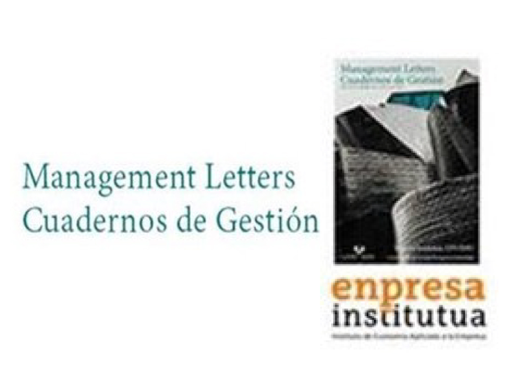 Special Issue Management Letters/ Cuadernos de Gestión “Online Consumer Behavior” 